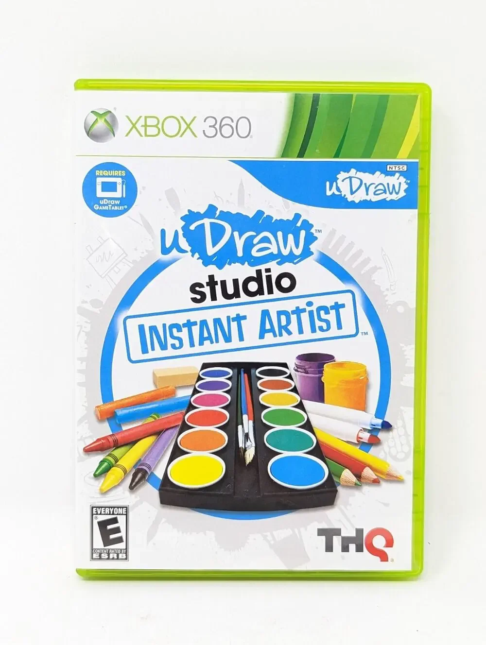 uDraw Studio Instant Artist Microsoft Xbox 360 Game Complete Manual Tested